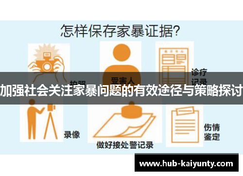 加强社会关注家暴问题的有效途径与策略探讨