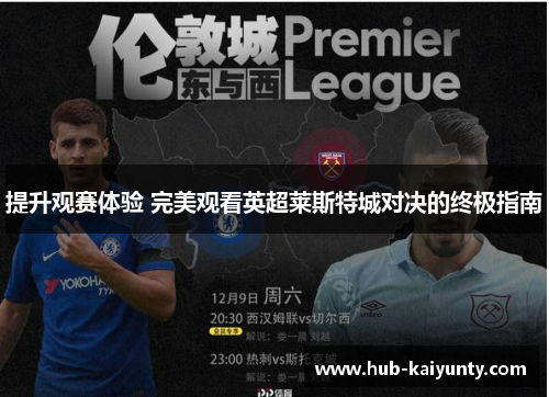提升观赛体验 完美观看英超莱斯特城对决的终极指南