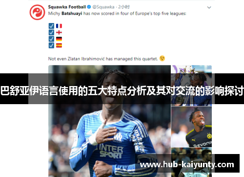 巴舒亚伊语言使用的五大特点分析及其对交流的影响探讨